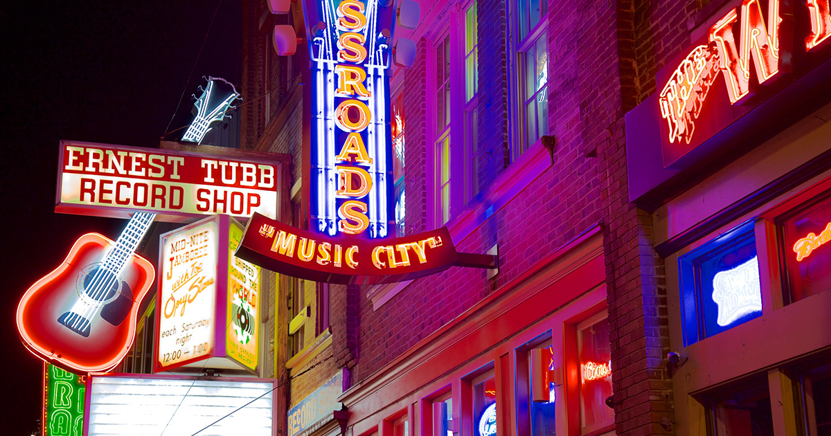 best places for live music in Nashville